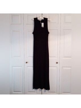 Premier Dresses Black Jersey Maxi Dress Tall Medium 57 Inch Length